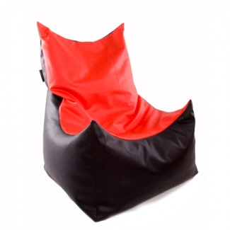 Кресло мешок King Black cherry (экокожа)